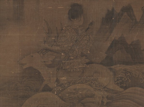 宋李公麟毛女圖　軸