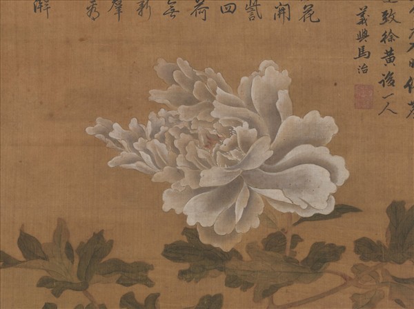 宋錢選四季平安　軸