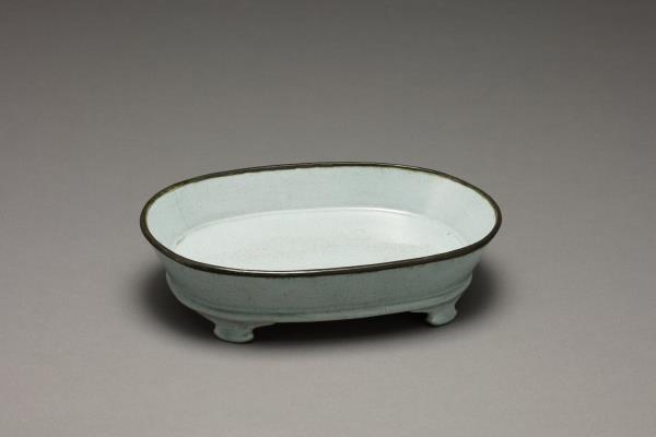 汝窯 青瓷水仙盆