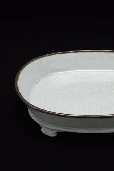 汝窯 青瓷水仙盆