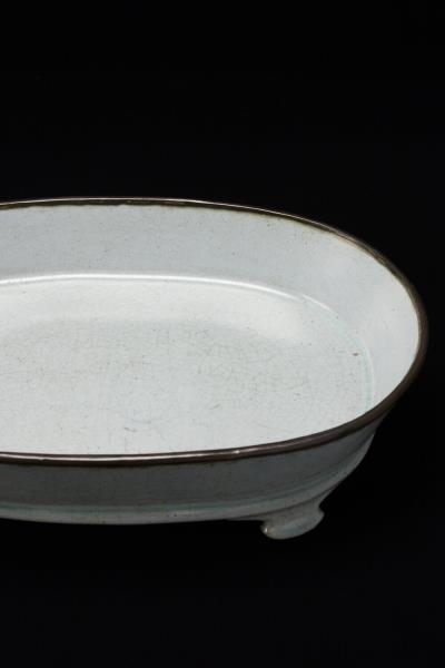 汝窯 青瓷水仙盆