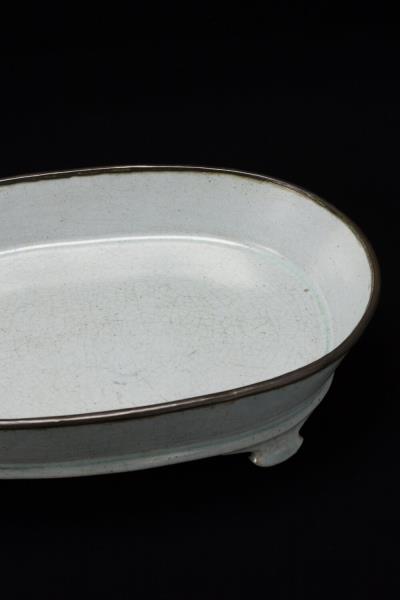 汝窯 青瓷水仙盆