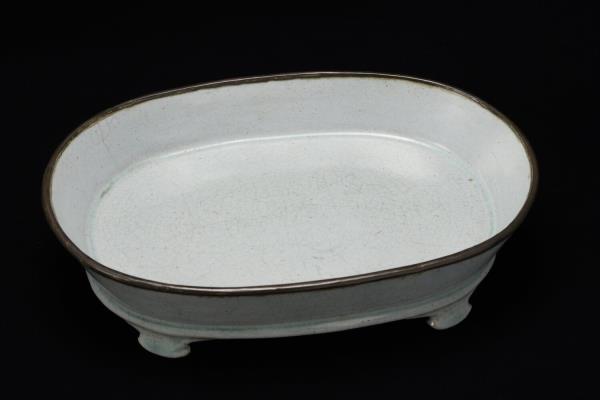 汝窯 青瓷水仙盆