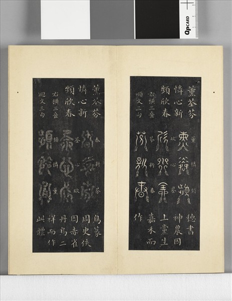 璿璣仙藻拓本 冊