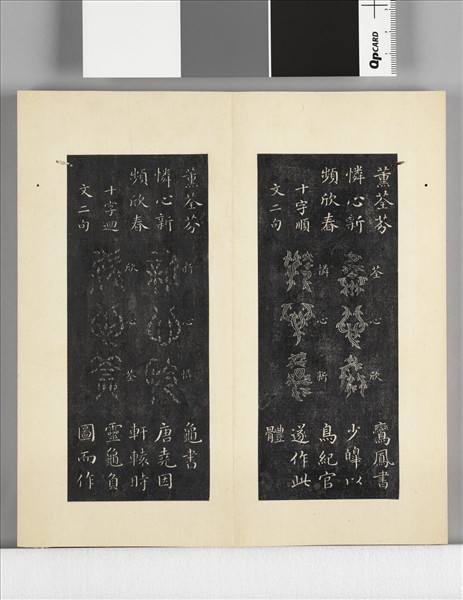 璿璣仙藻拓本 冊