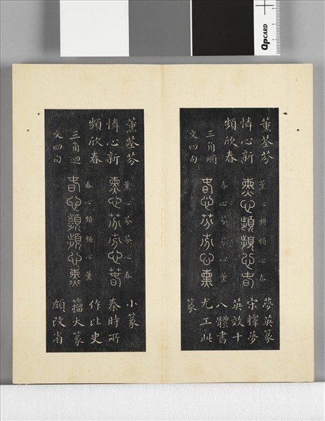 璿璣仙藻拓本 冊