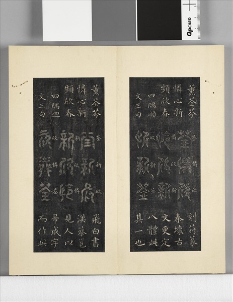 璿璣仙藻拓本 冊