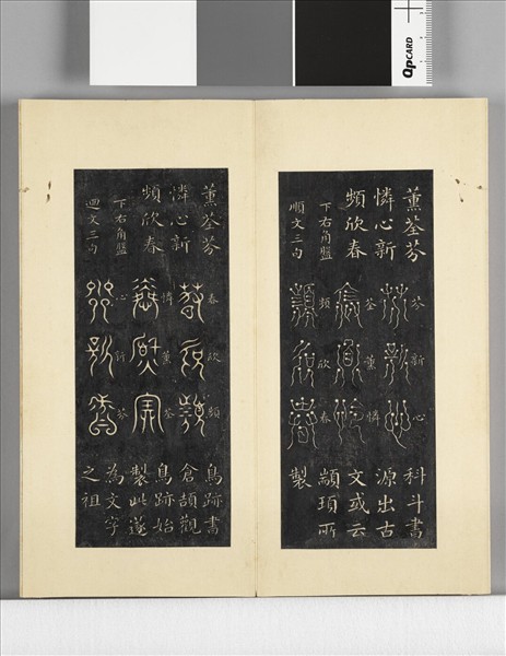 璿璣仙藻拓本 冊