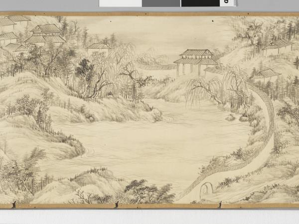 勵宗萬書畫御製灤陽別墅詩意 卷