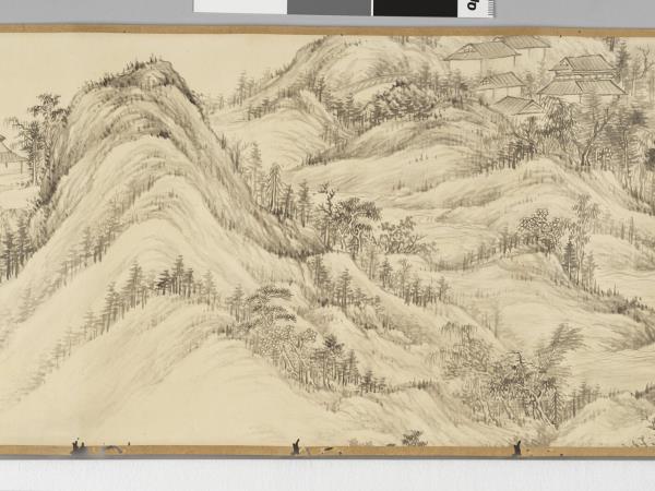 勵宗萬書畫御製灤陽別墅詩意 卷